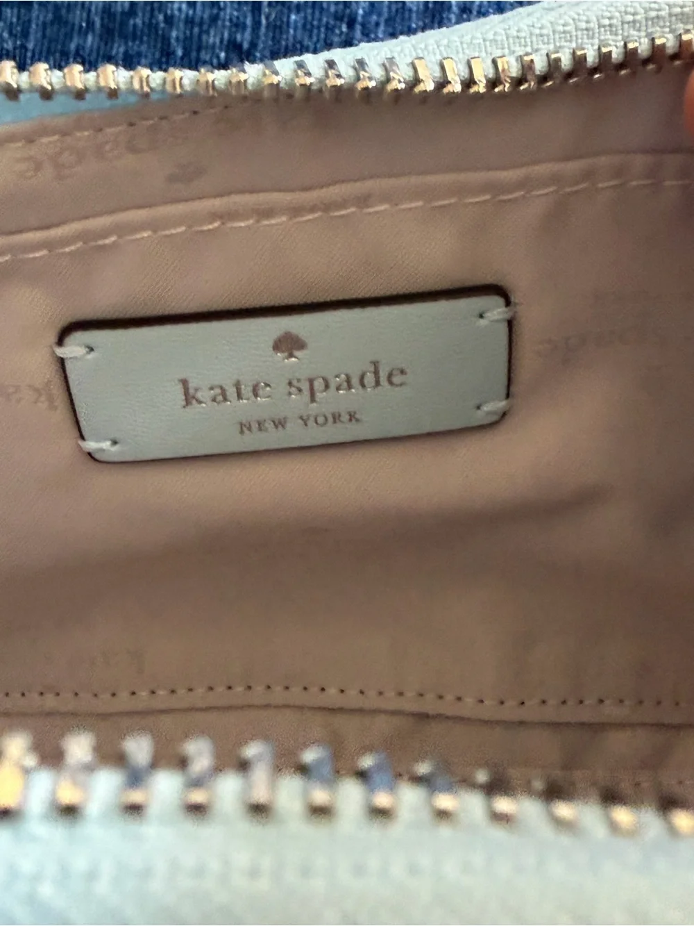 Kate Spade Carter Zebra Cargo Crossbody Bag in Blue multicolor